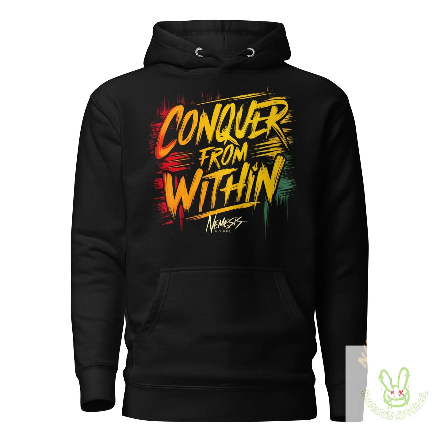 Conquer from within Hoodie N3M3SIS APPAR3L