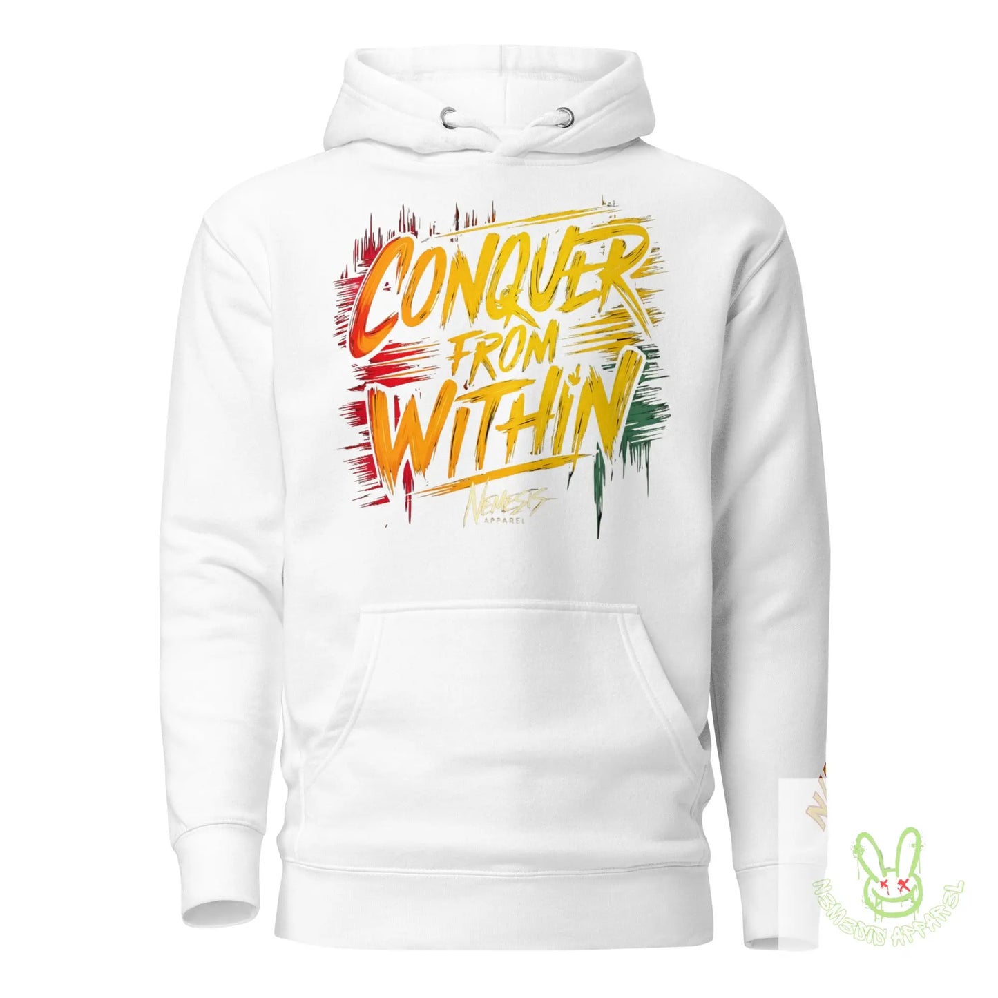 Conquer from within Hoodie N3M3SIS APPAR3L