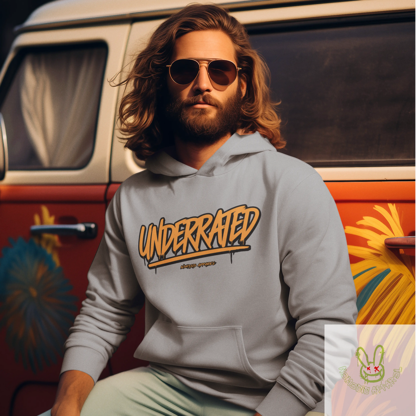 Nemesis apparel Underrated Hoodie N3M3SIS APPAR3L