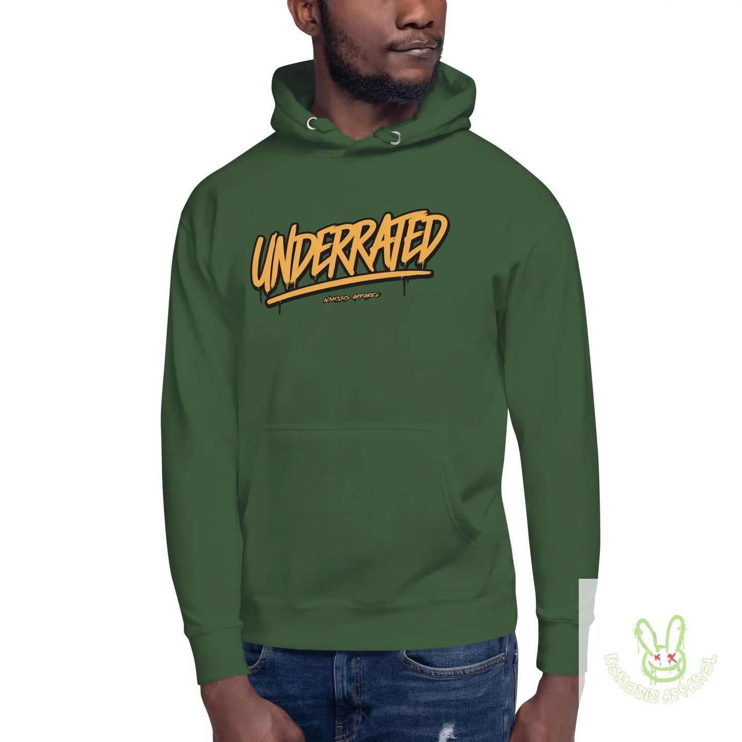 Nemesis apparel Underrated Hoodie N3M3SIS APPAR3L