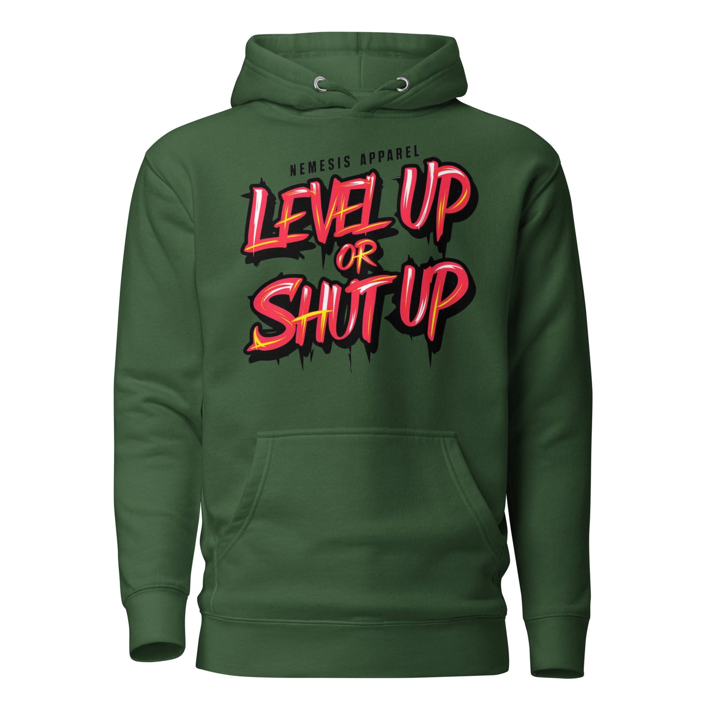 Level Up Or Shut Up Hoodie N3M3SIS APPAR3L