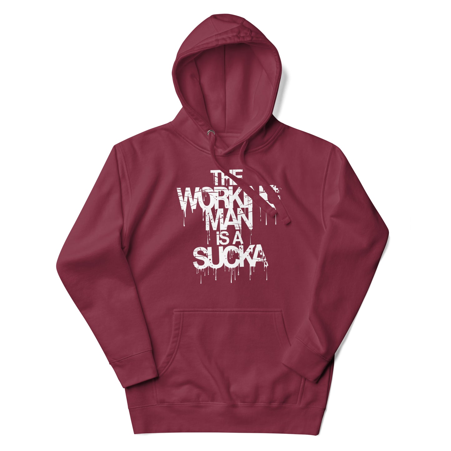 Working Man Is A Sucka Hoodie N3M3SIS APPAR3L