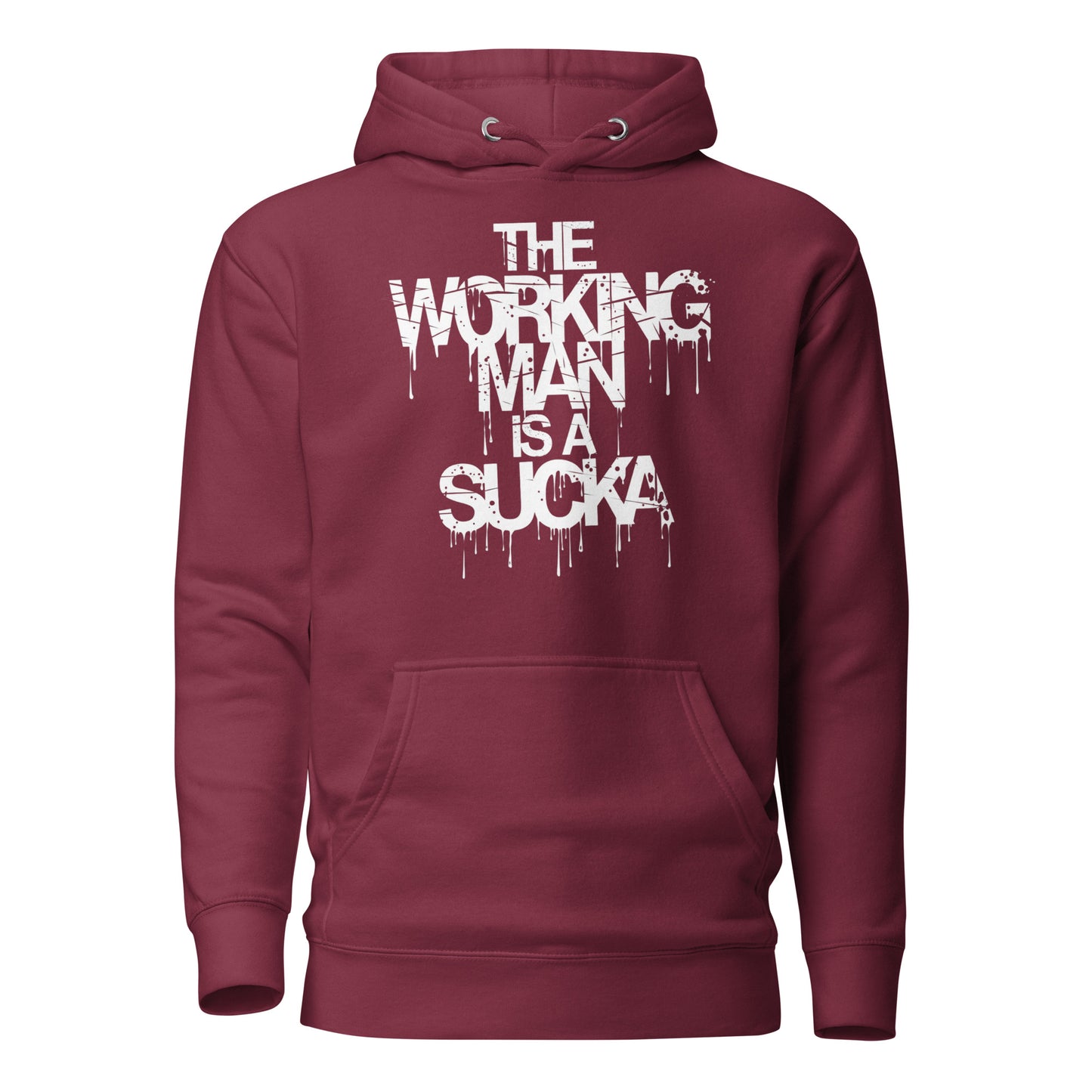 Working Man Is A Sucka Hoodie N3M3SIS APPAR3L