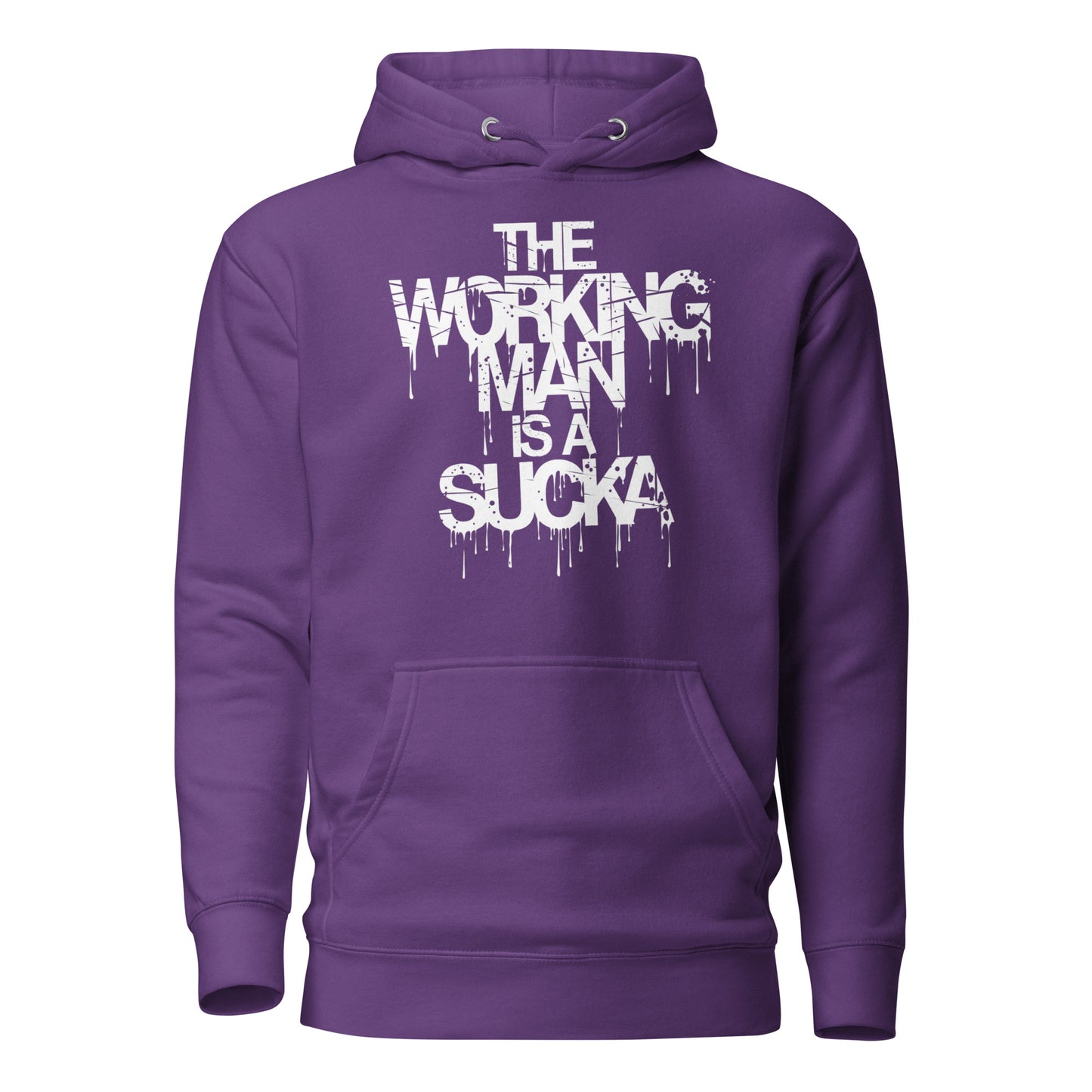 Working Man Is A Sucka Hoodie N3M3SIS APPAR3L