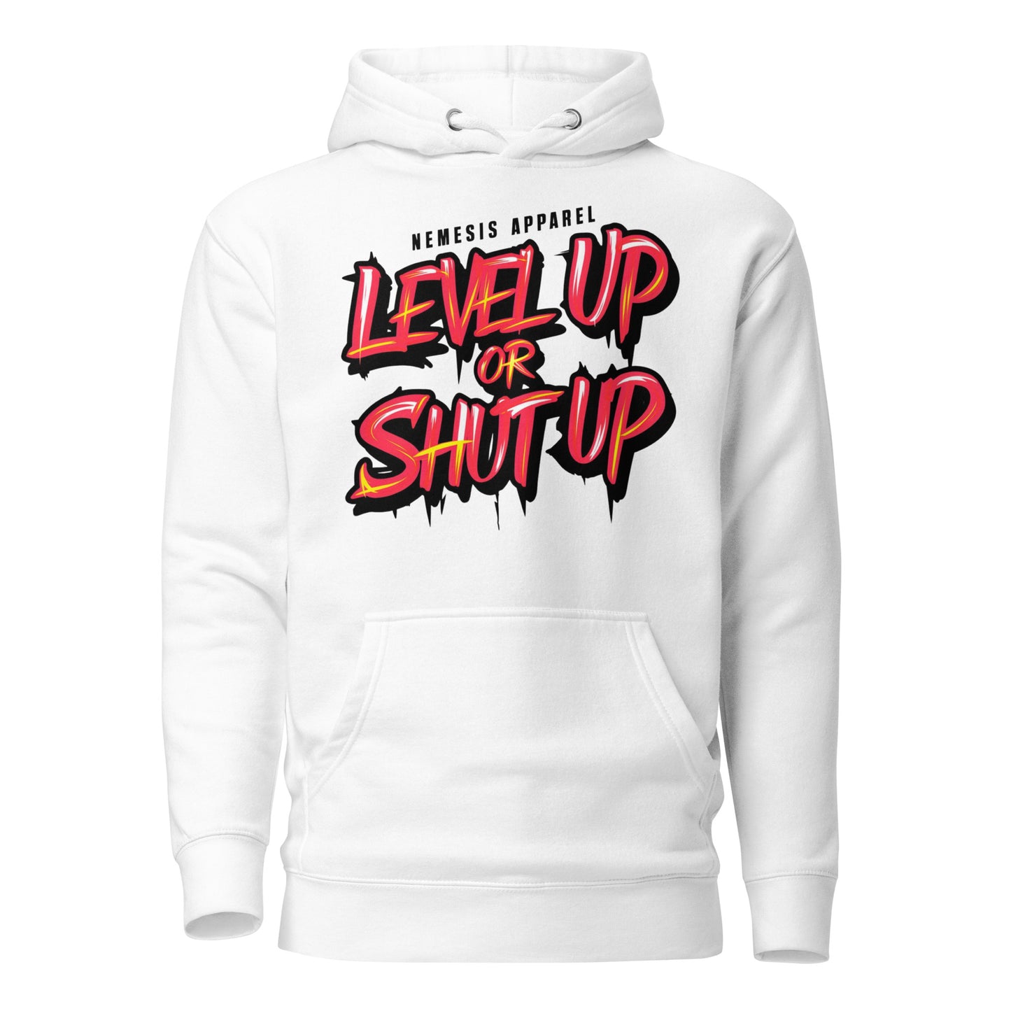 Level Up Or Shut Up Hoodie N3M3SIS APPAR3L