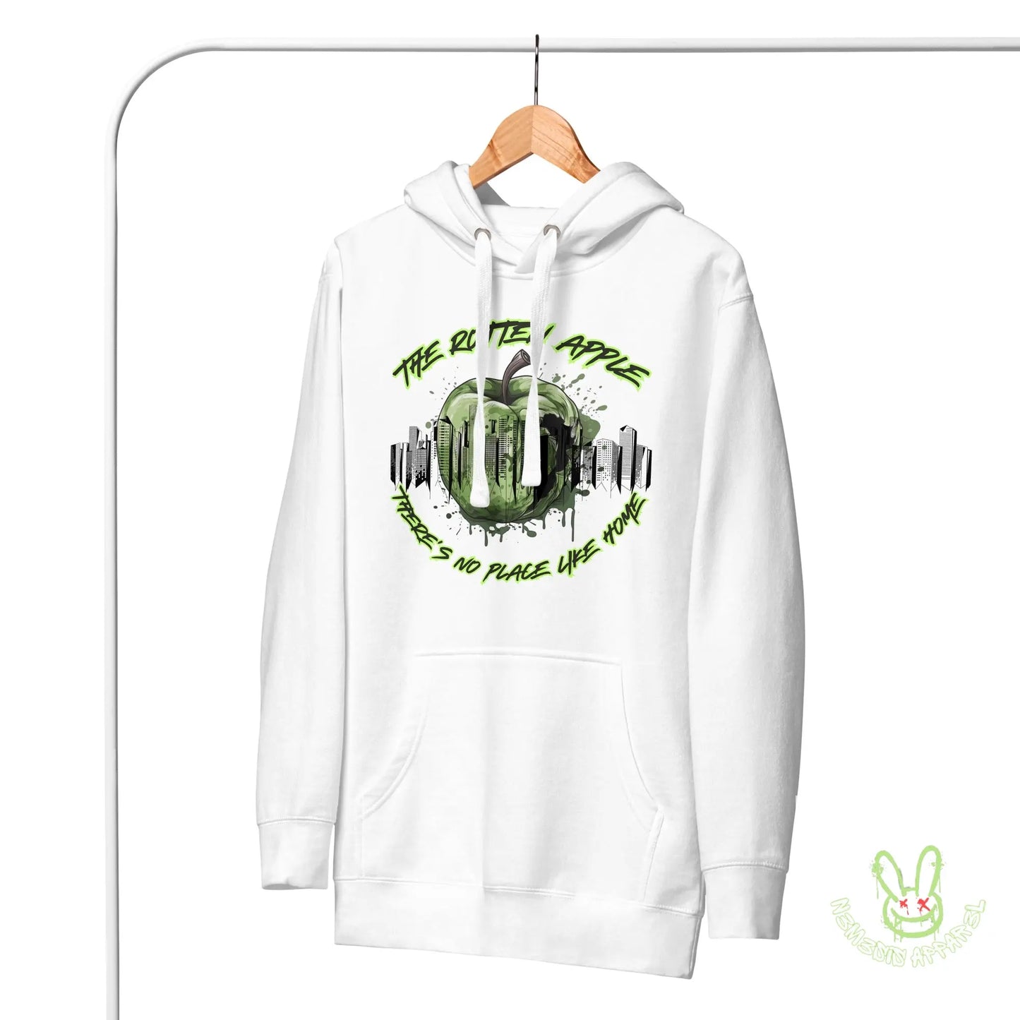 NYC Rotten Apple Hoodie N3M3SIS APPAR3L