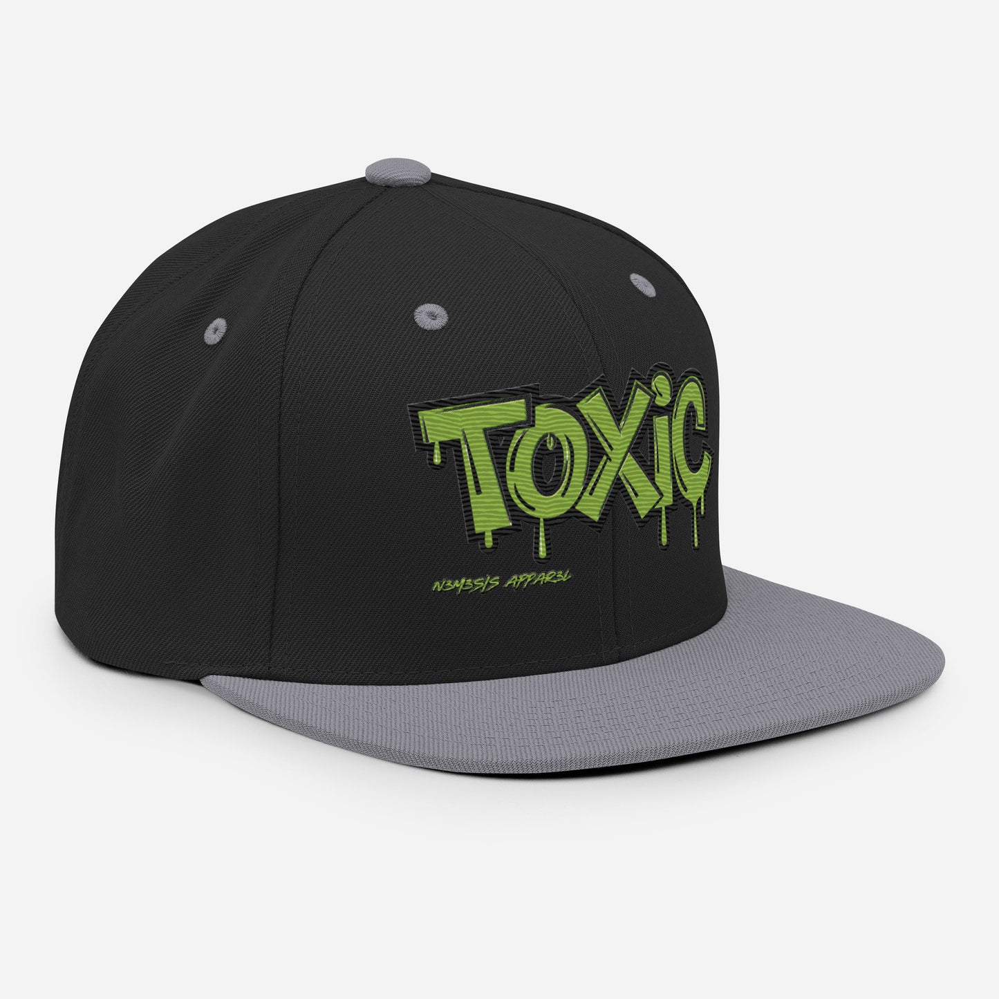 Toxic Snapback Hat N3M3SIS APPAR3L