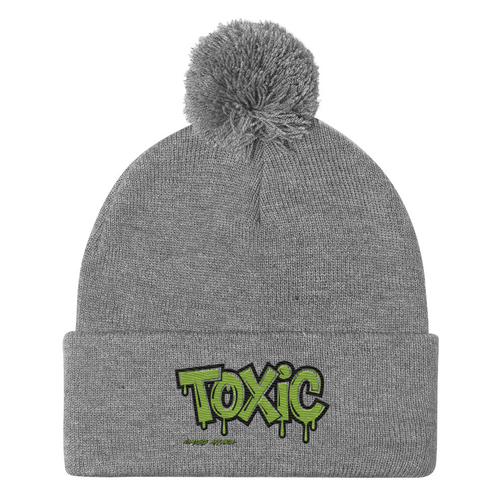 Toxic Pom-Pom Beanie N3M3SIS APPAR3L