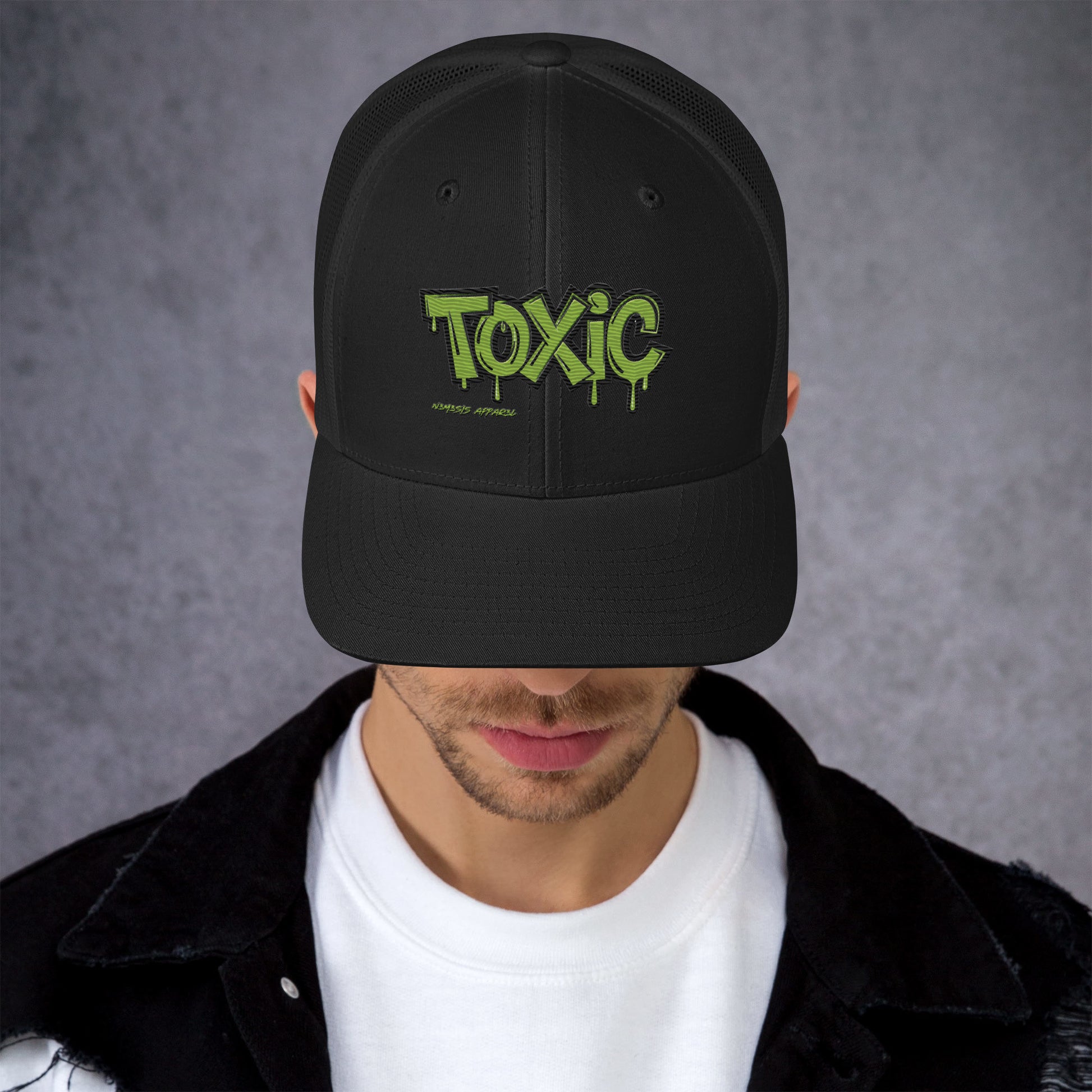 Toxic Trucker Cap N3M3SIS APPAR3L