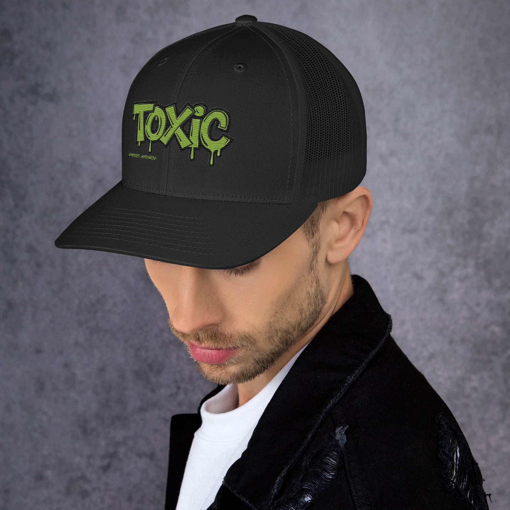 Toxic Trucker Cap N3M3SIS APPAR3L