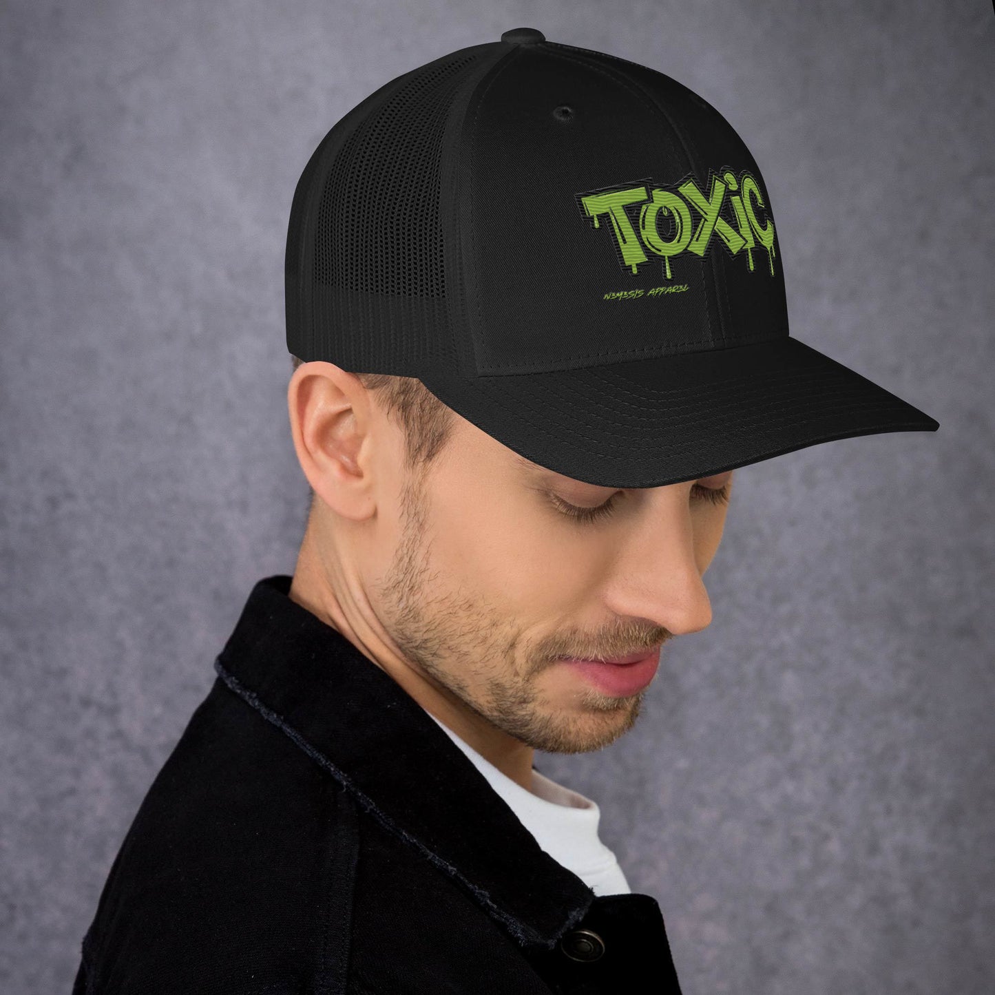 Toxic Trucker Cap N3M3SIS APPAR3L