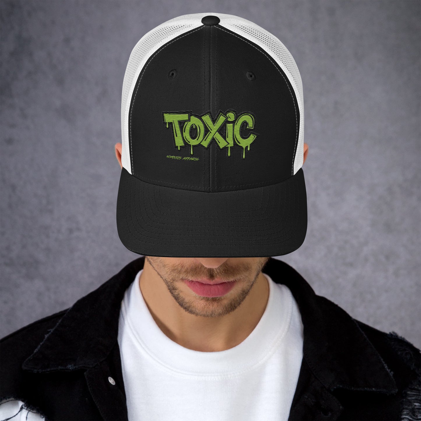 Toxic Trucker Cap N3M3SIS APPAR3L