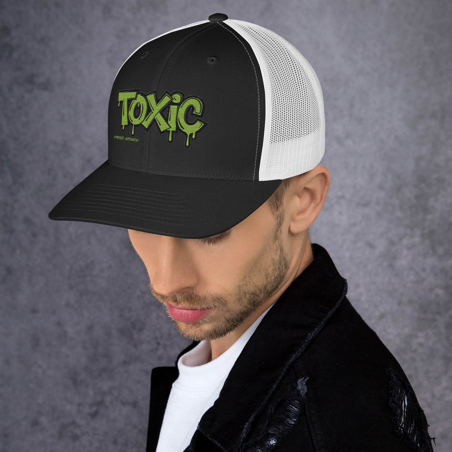 Toxic Trucker Cap N3M3SIS APPAR3L