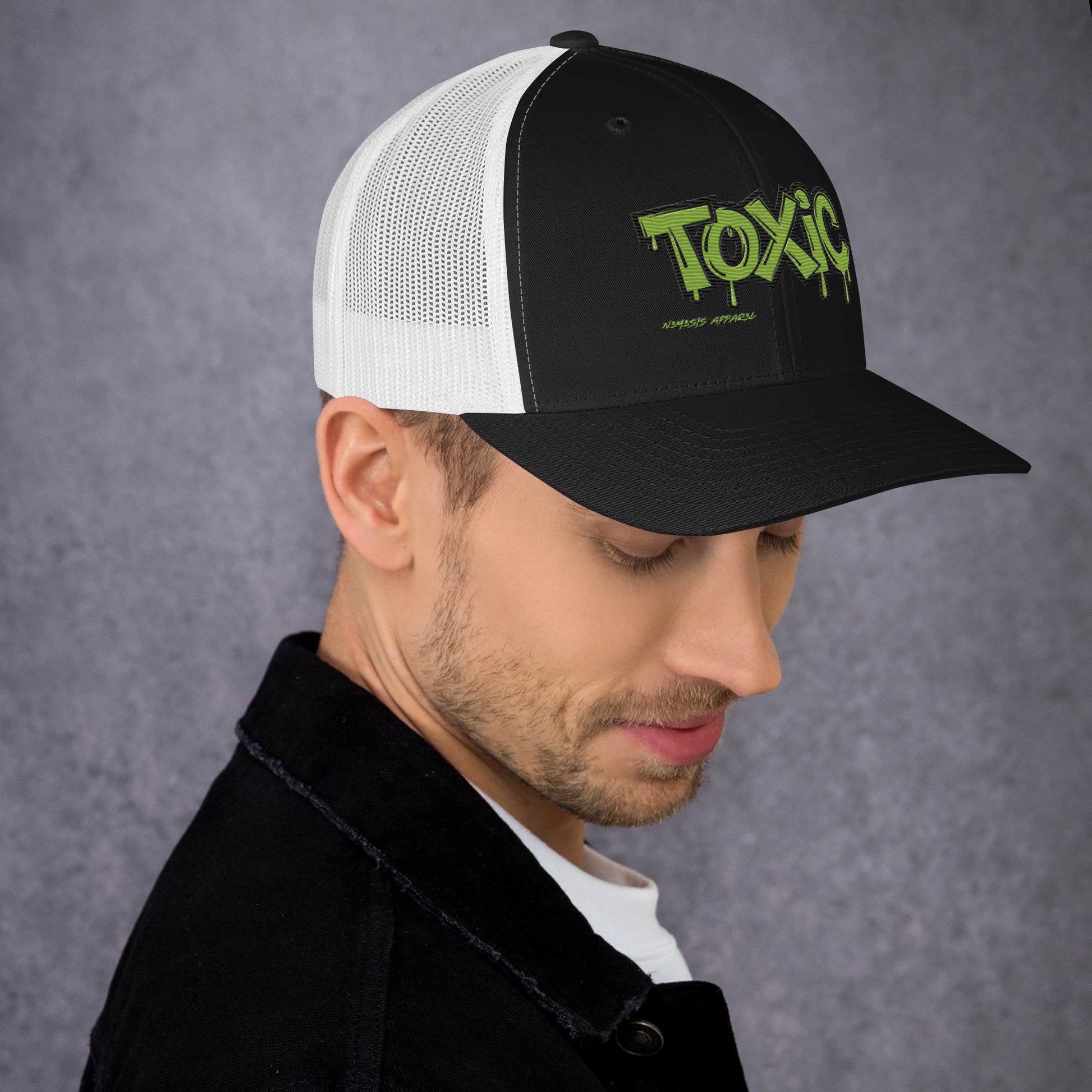 Toxic Trucker Cap N3M3SIS APPAR3L