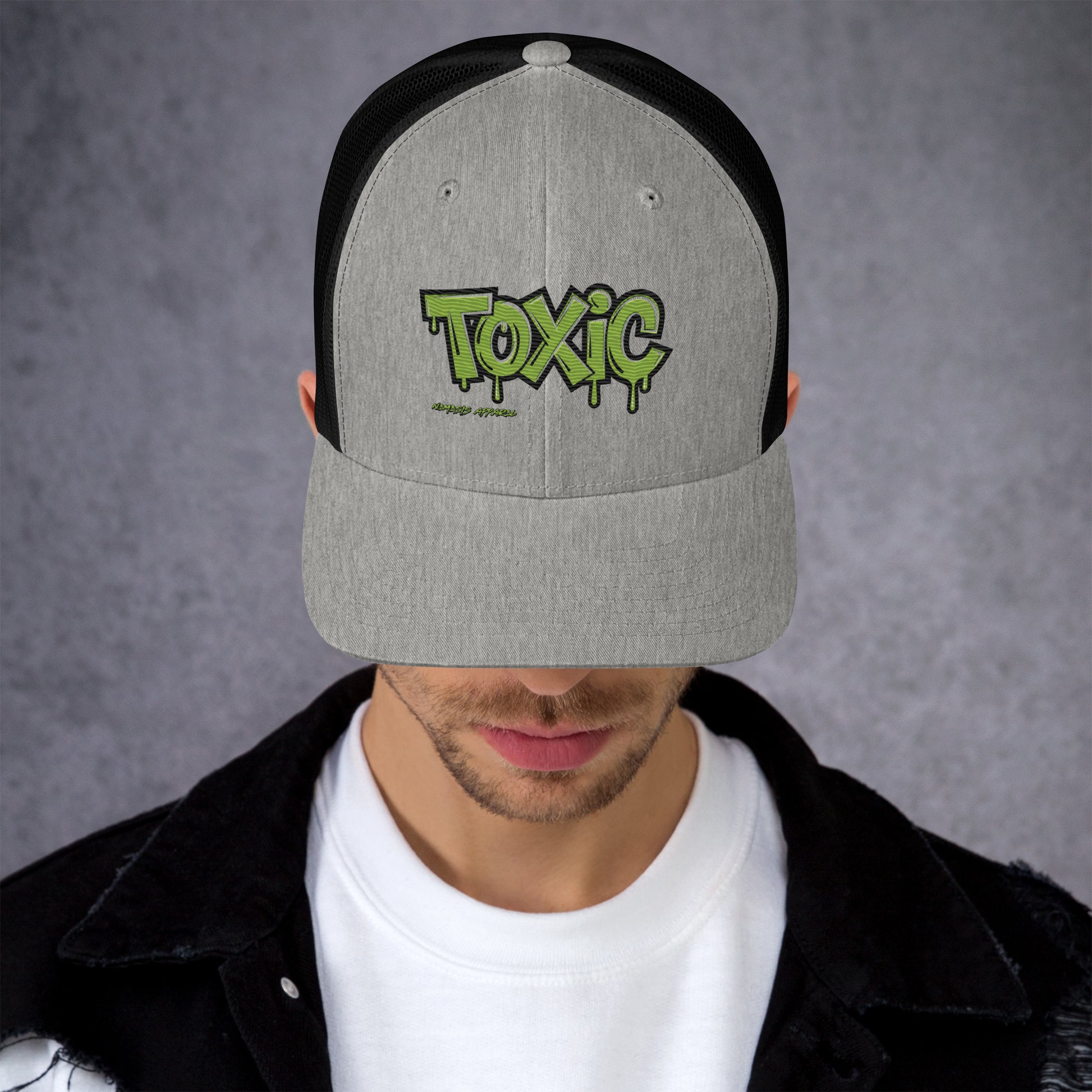 Toxic Trucker Cap N3M3SIS APPAR3L