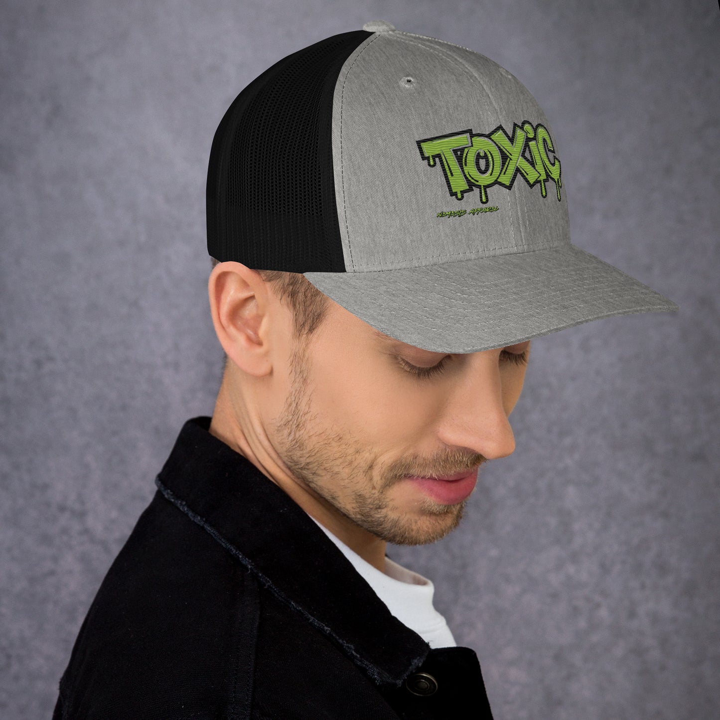 Toxic Trucker Cap N3M3SIS APPAR3L