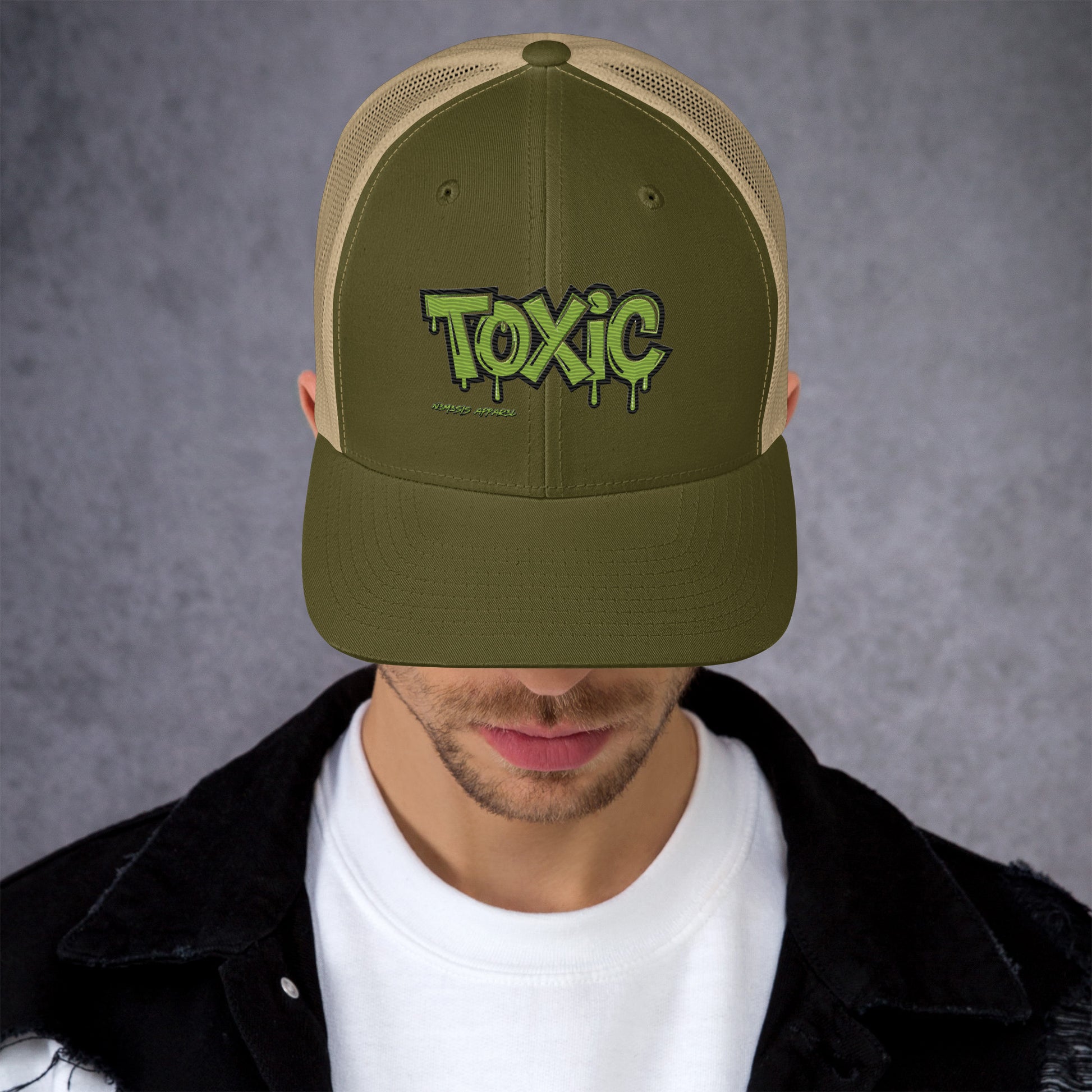 Toxic Trucker Cap N3M3SIS APPAR3L