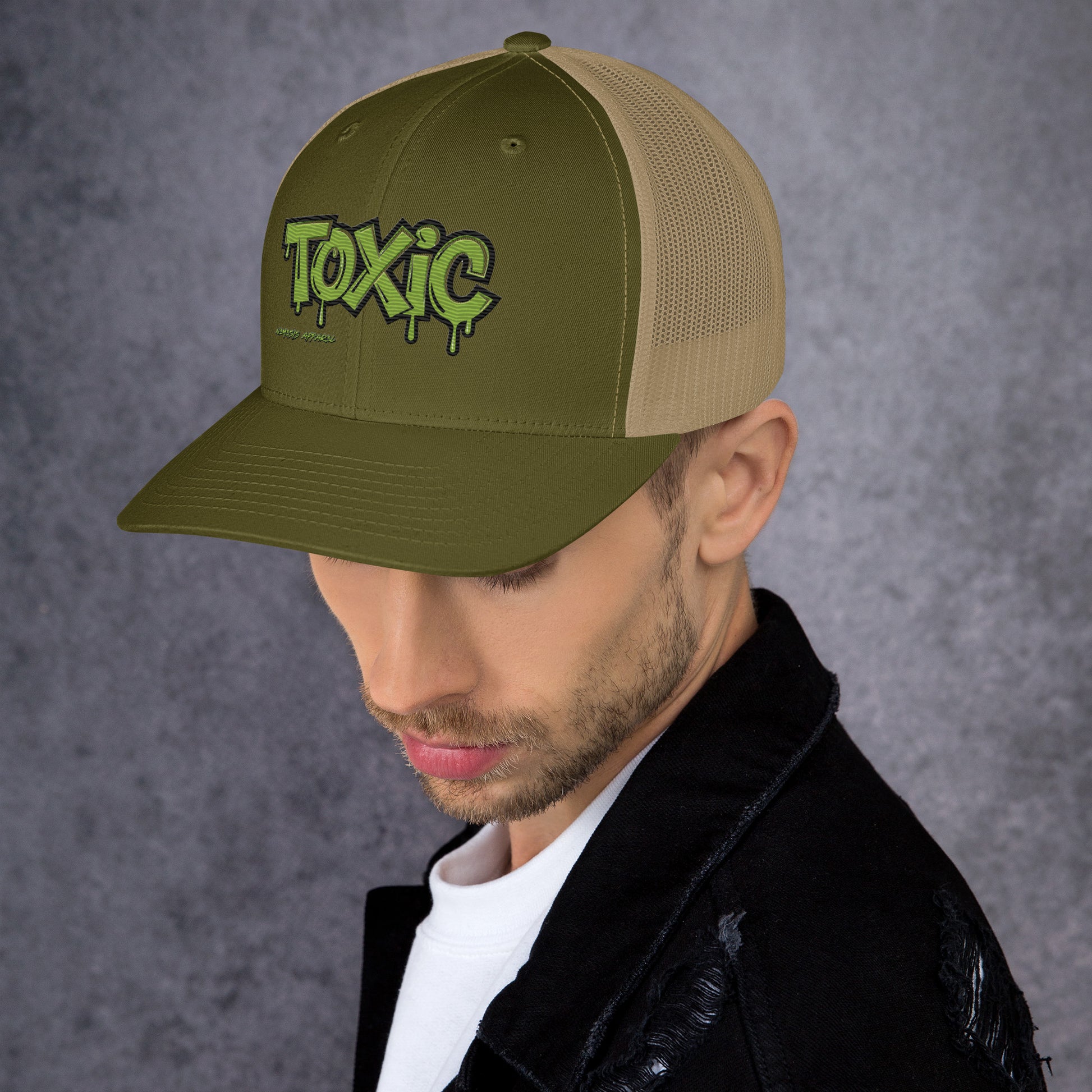 Toxic Trucker Cap N3M3SIS APPAR3L