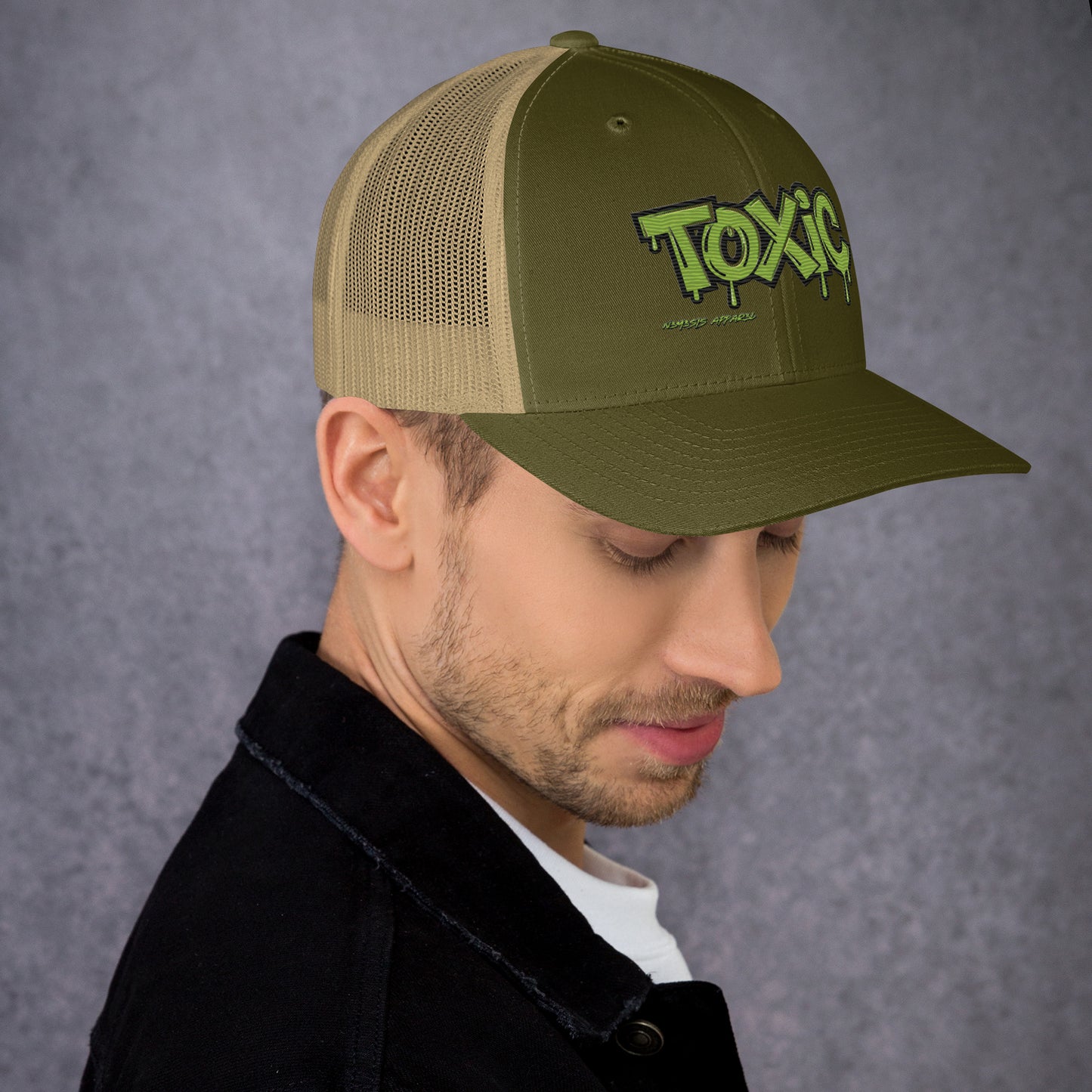 Toxic Trucker Cap N3M3SIS APPAR3L