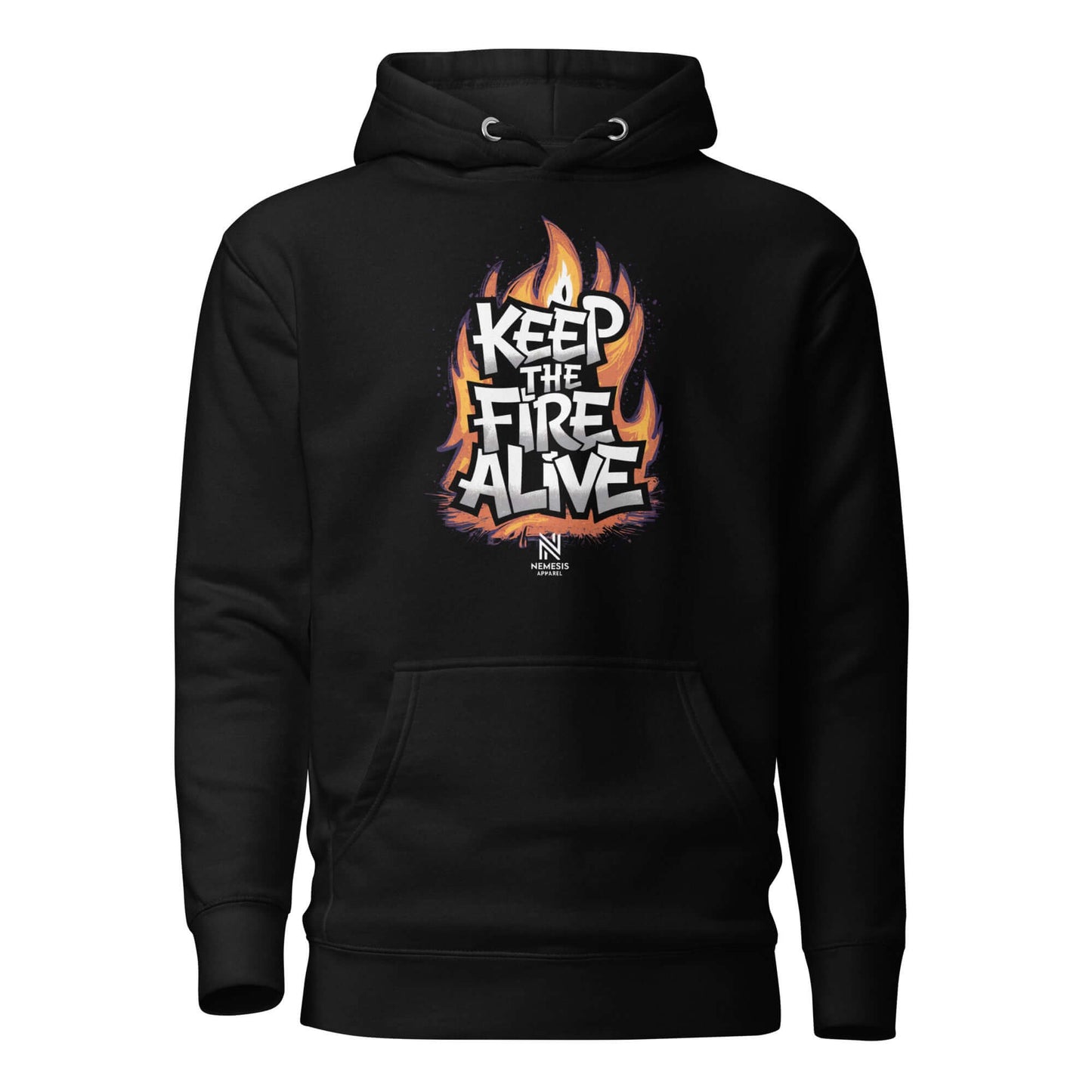 Keep The Fire Alive Hoodie N3M3SIS APPAR3L