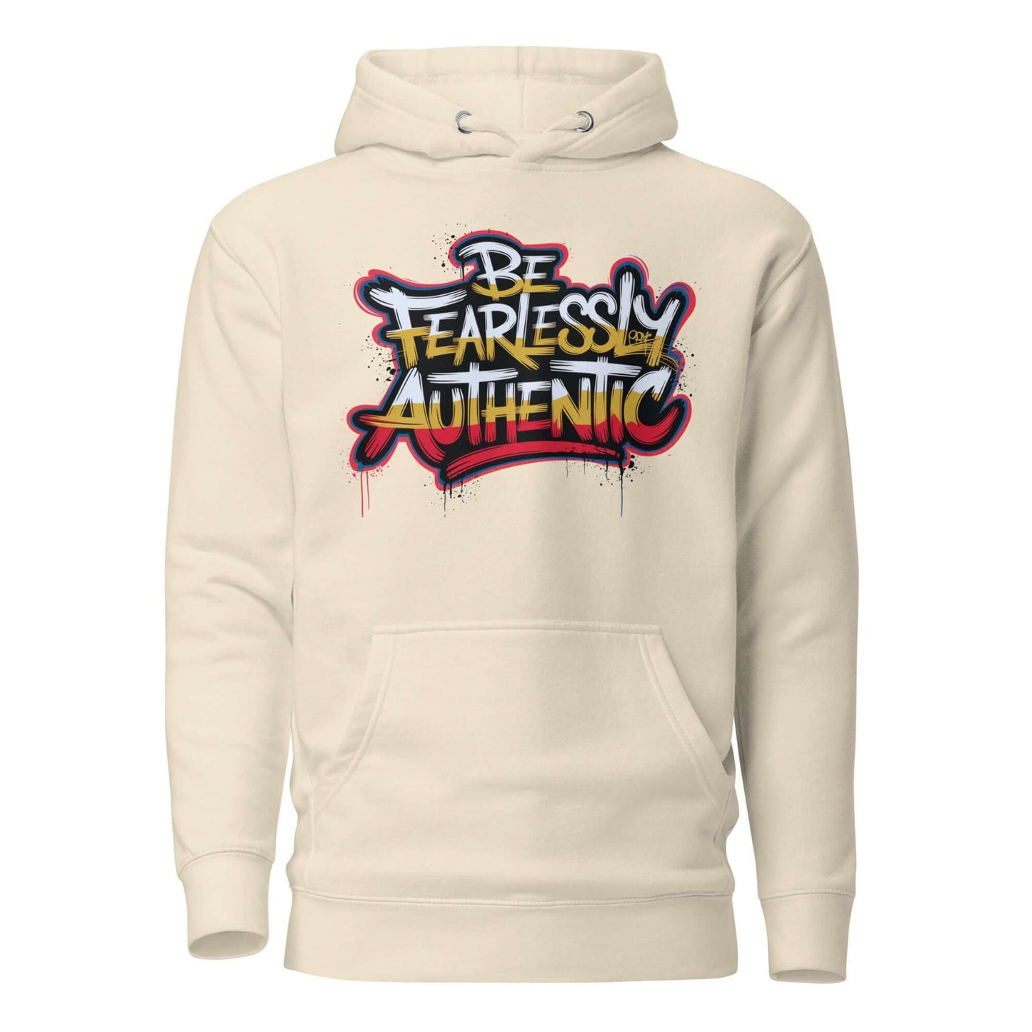 Fearlessly authentic Hoodie N3M3SIS APPAR3L