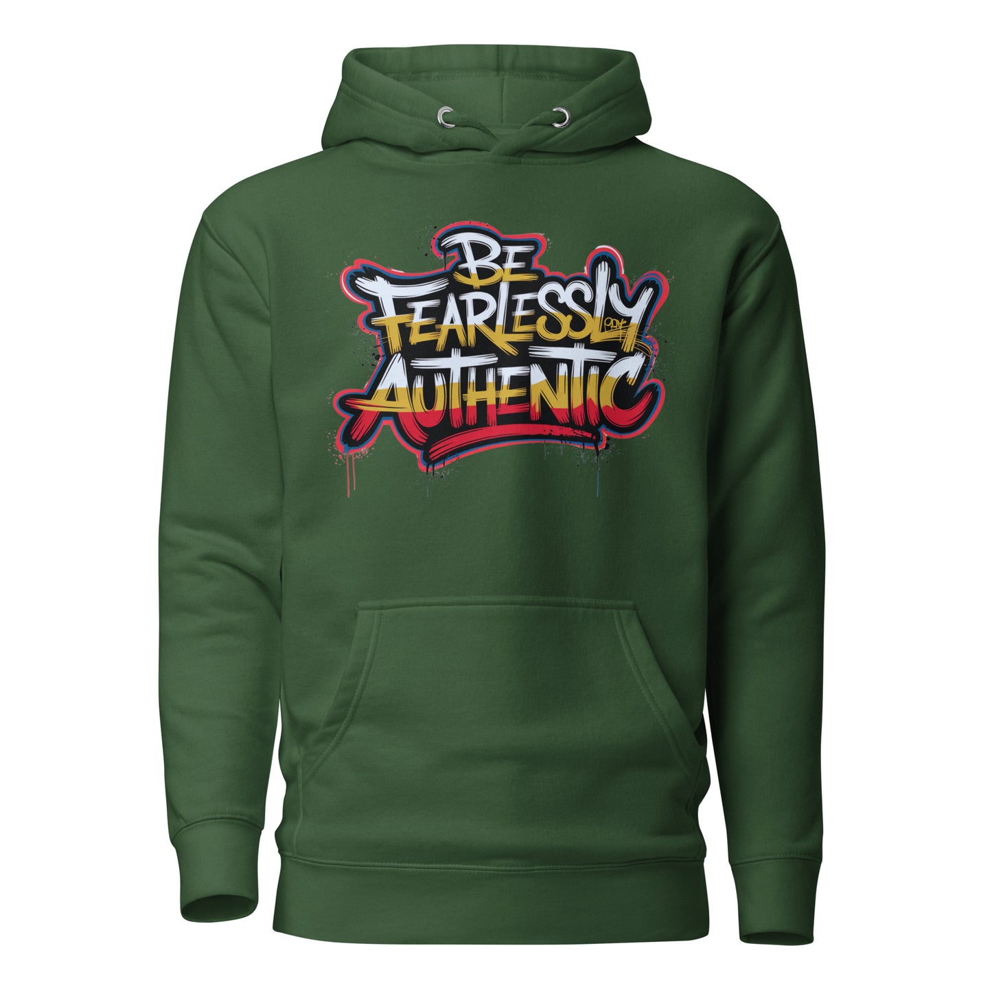 Fearlessly authentic Hoodie N3M3SIS APPAR3L