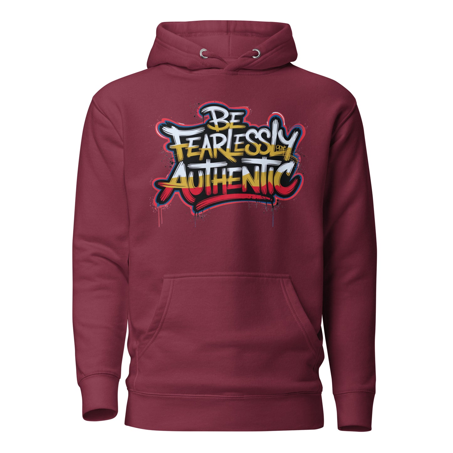 Fearlessly authentic Hoodie N3M3SIS APPAR3L