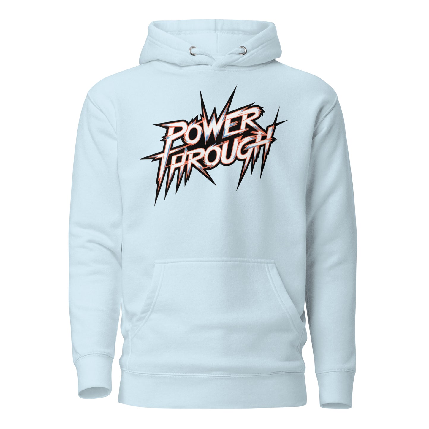 Power Through Hoodie N3M3SIS APPAR3L